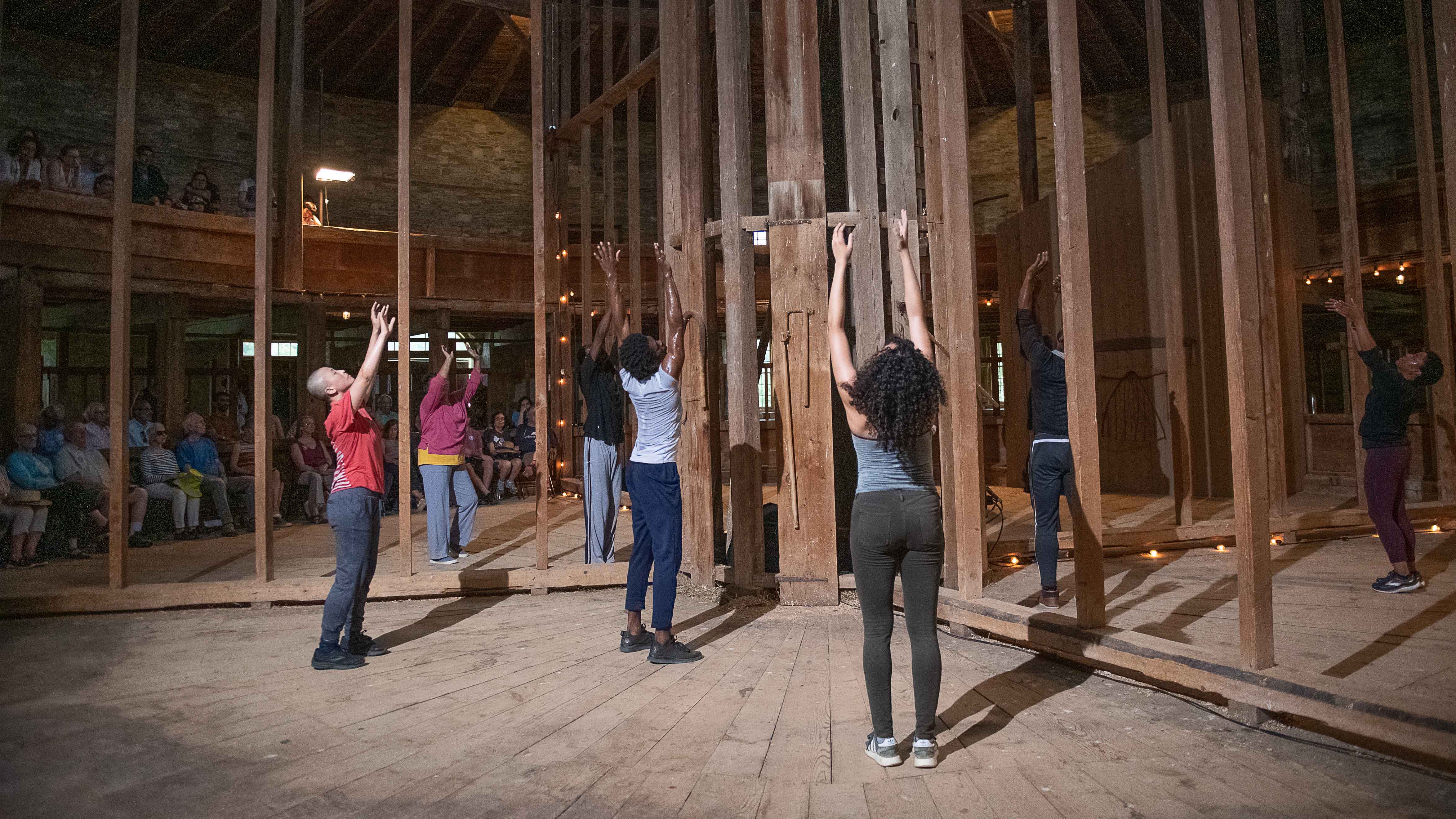 Reggie Wilson/Fist and Heel Performance Group at Hancock Shaker Village; photo Christopher Duggan